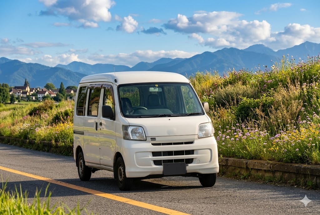 事業用軽バン（黒ナンバー）で配送するリンクフォワード
